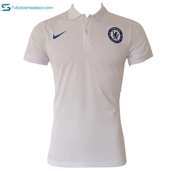 Polo Chelsea 2017/18 Blanco